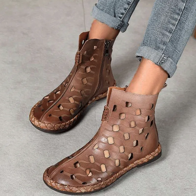 Comfortable cutout sandals