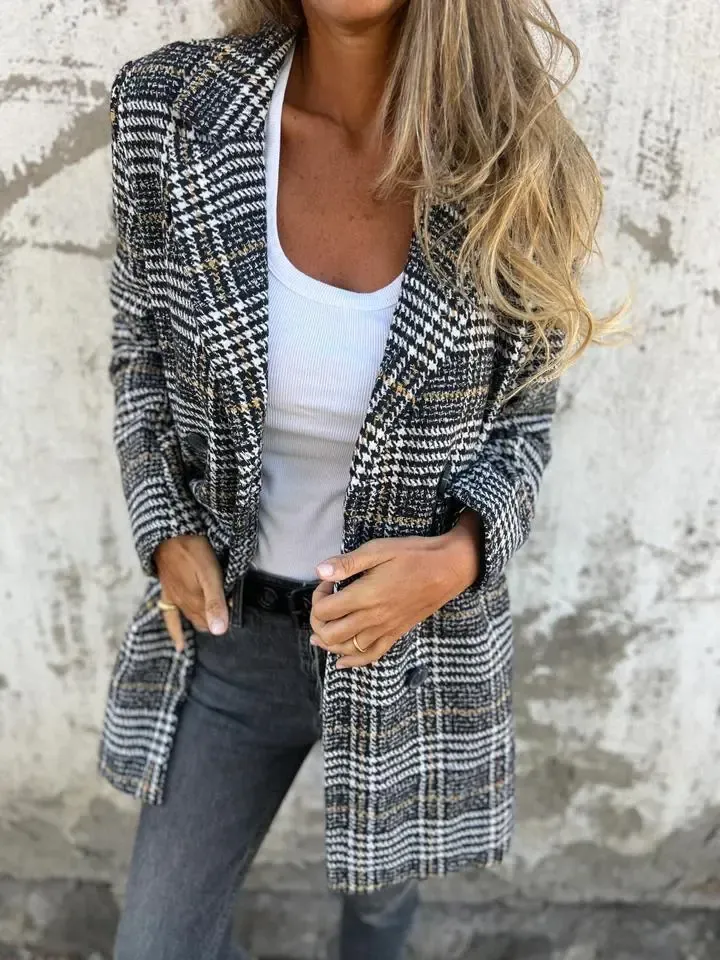Lapel Blazer Coat