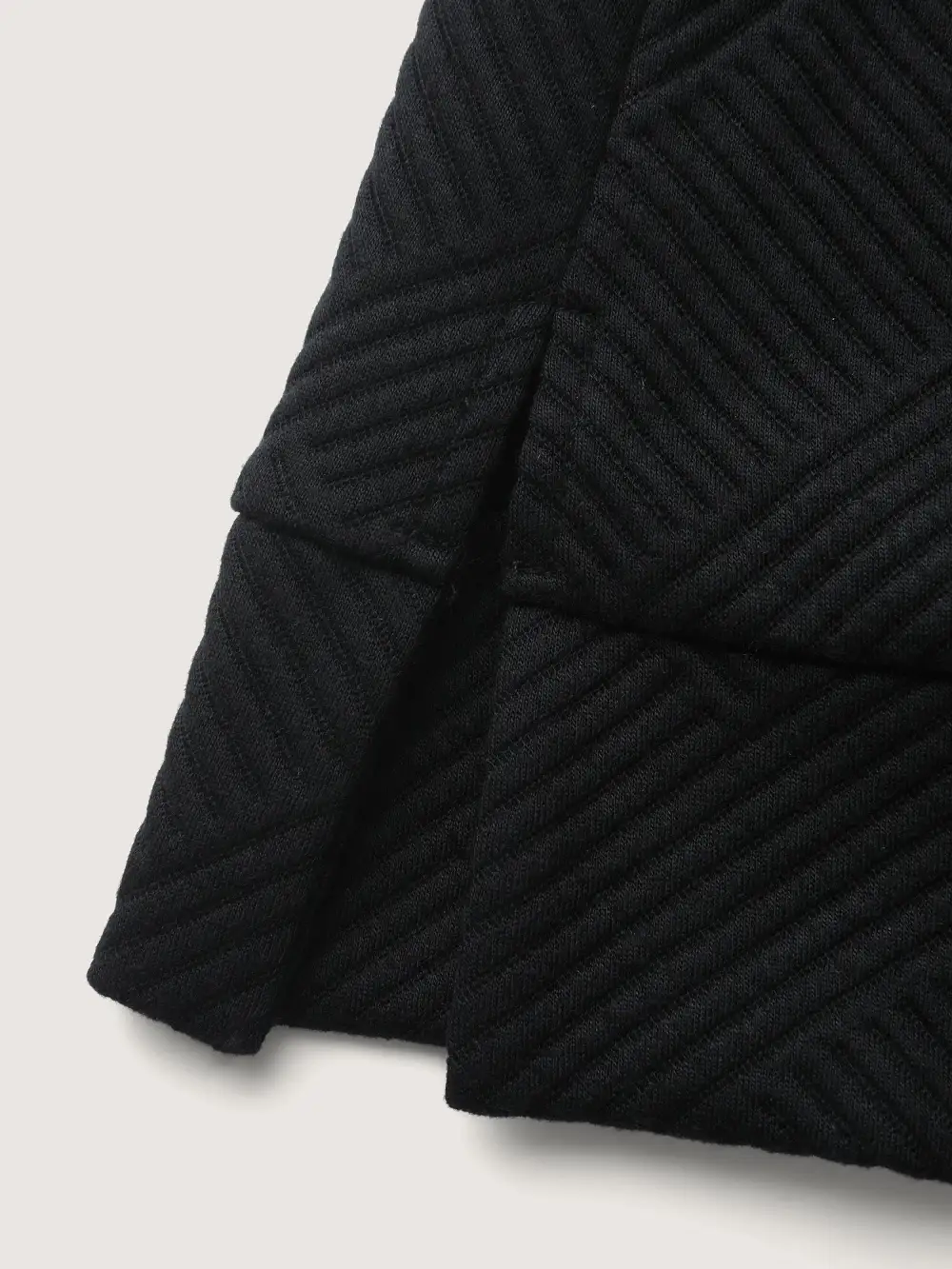 Floral Sleeve Drop Shoulder Textured Sweatshirt