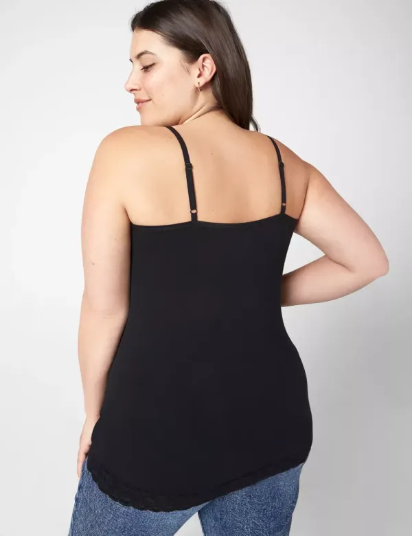 Lane Essentials Lace-Trim Cami