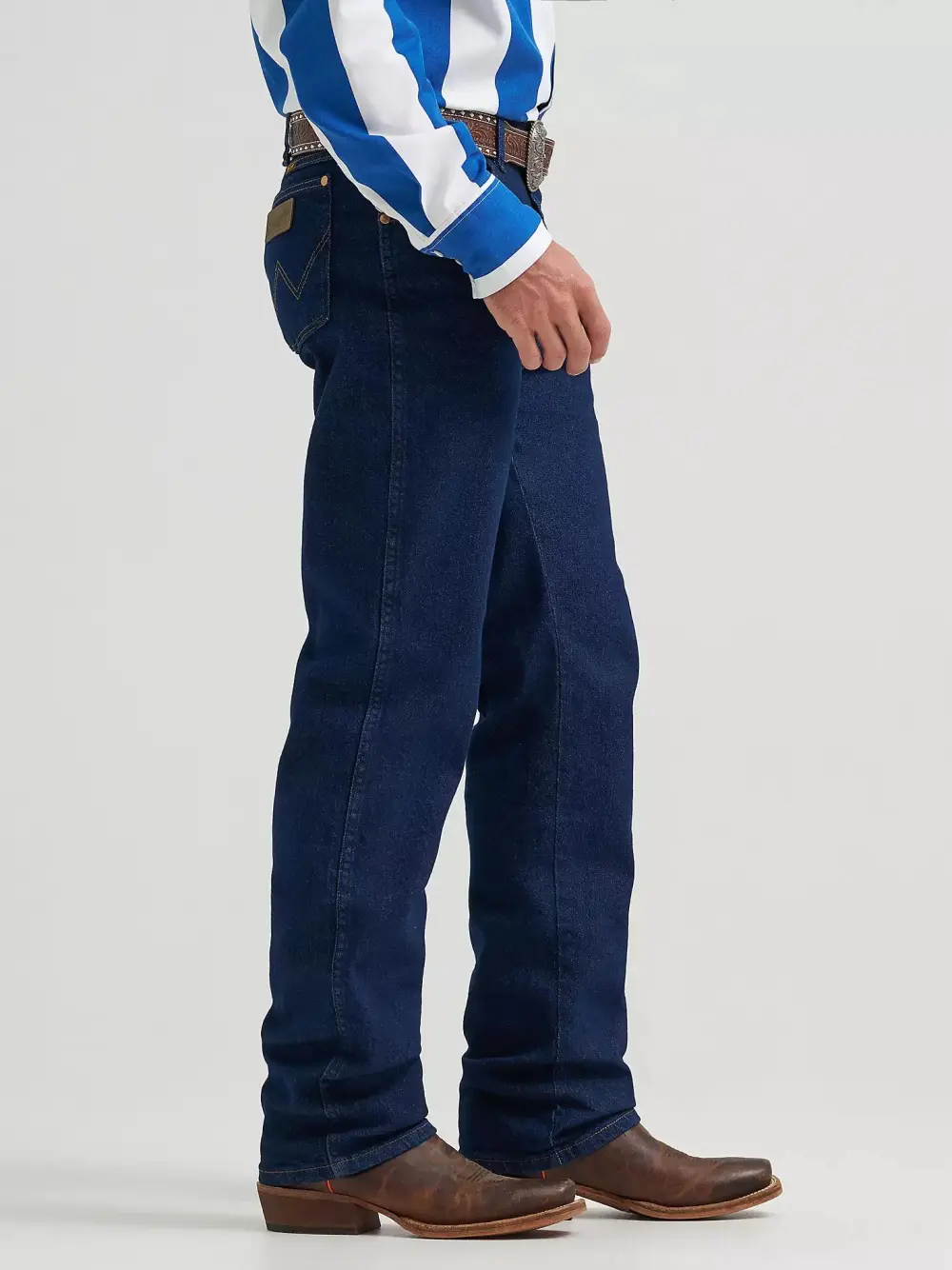 WRANGLER COWBOY CUT BOOTCUT STRETCH REGULAR FIT JEAN IN NAVY