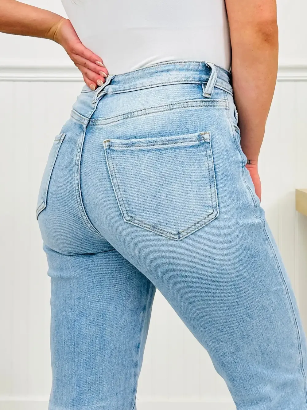 MOCO Exclusive Just Like That Wide Leg Jeans