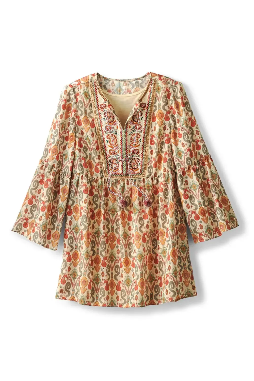 Sol Reflection Bracelet Sleeve Tunic & Tank