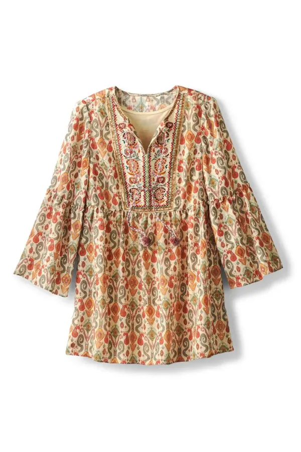 Sol Reflection Bracelet Sleeve Tunic & Tank