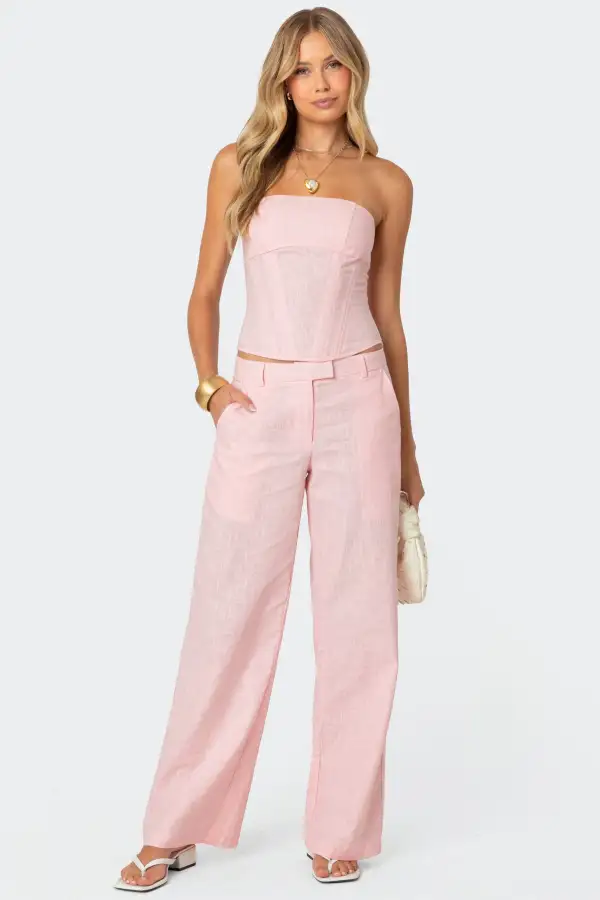 Arya Linen Look Corset
