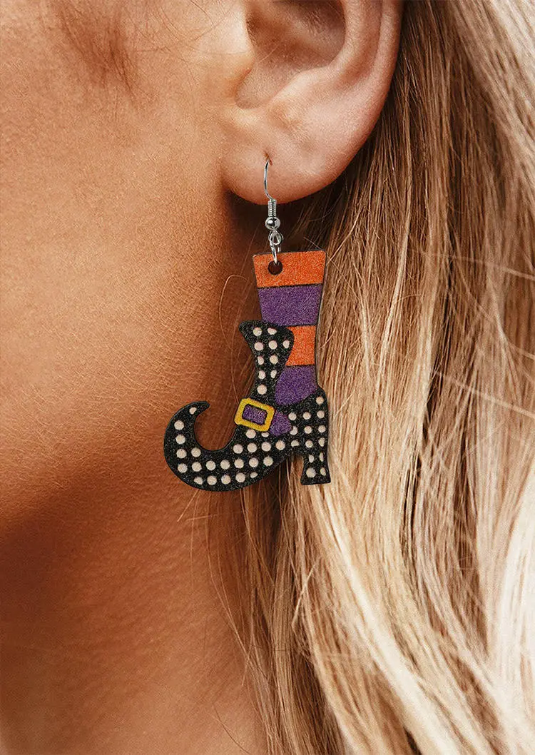 Halloween Witch Legs Earrings