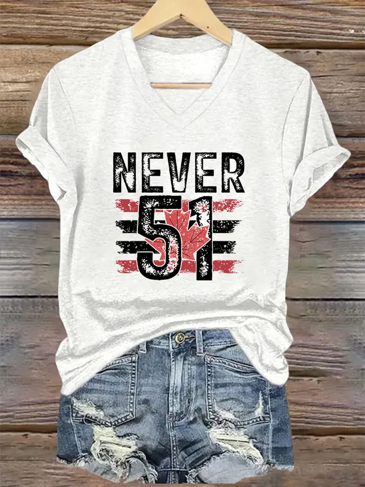 Women'S Never Be The 51st State T-Shirt
