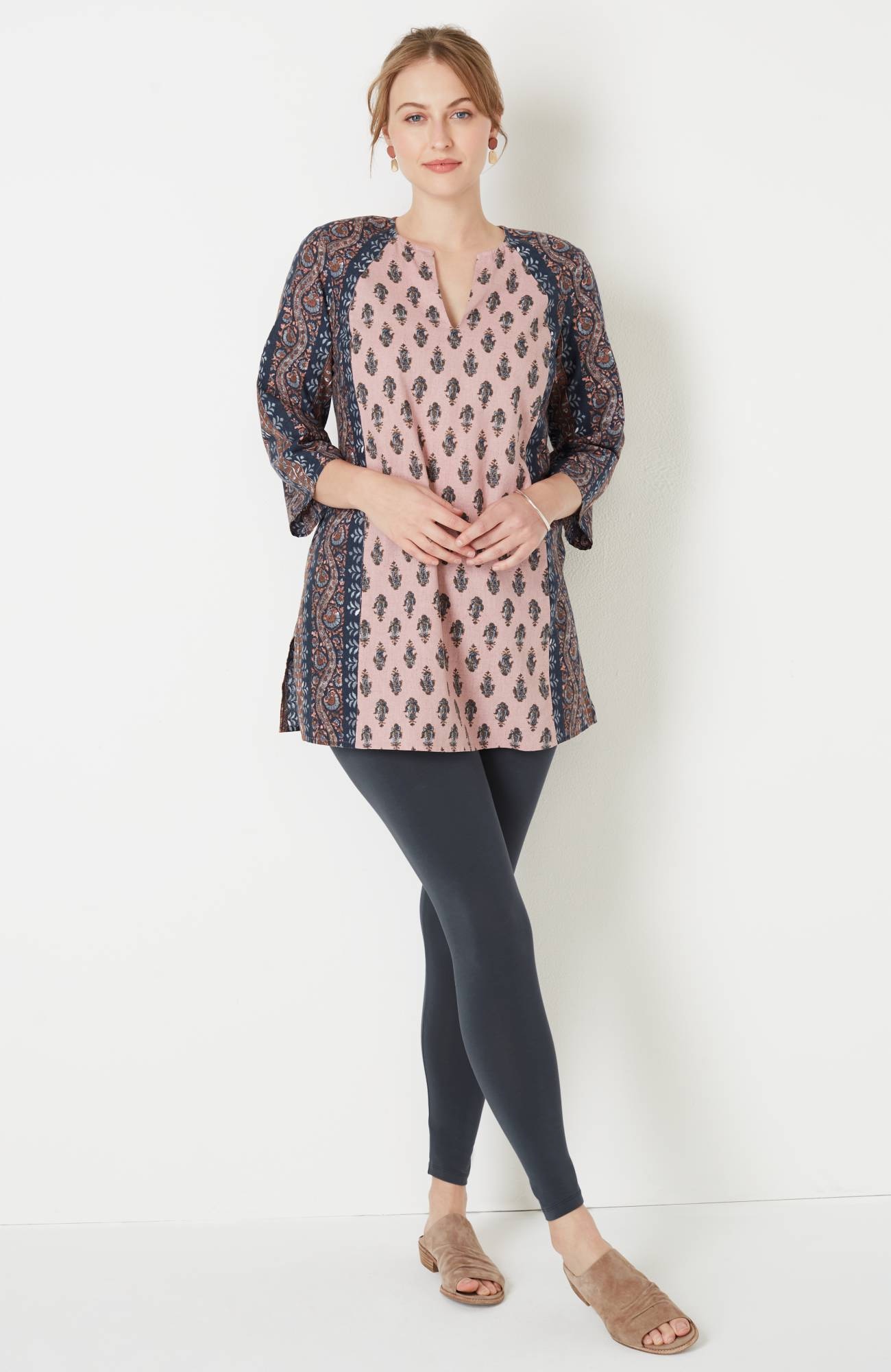 pima ankle-length leggings