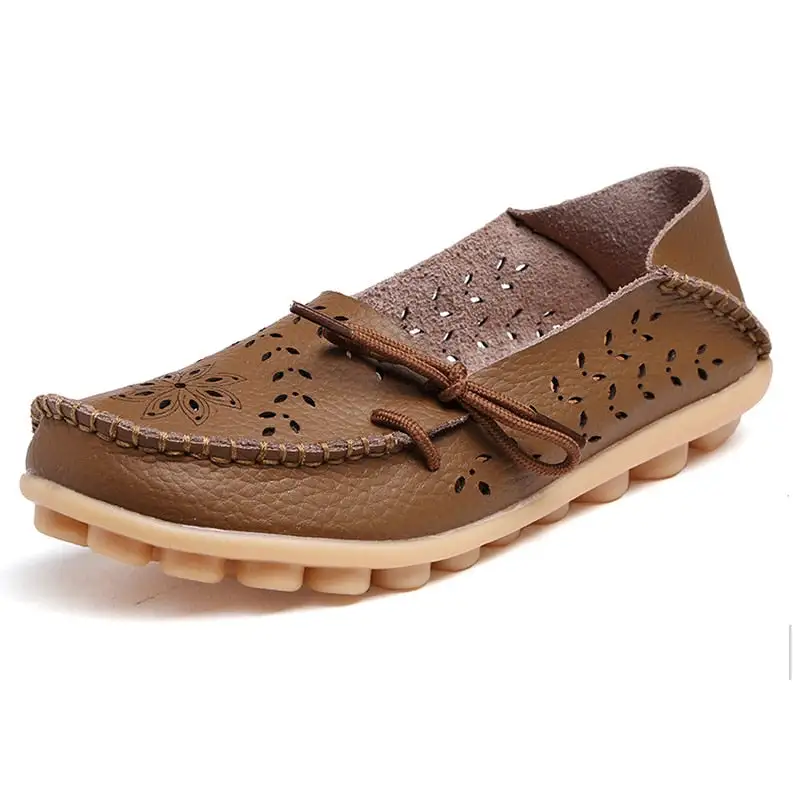 New Hollow Leather Casual Shoes