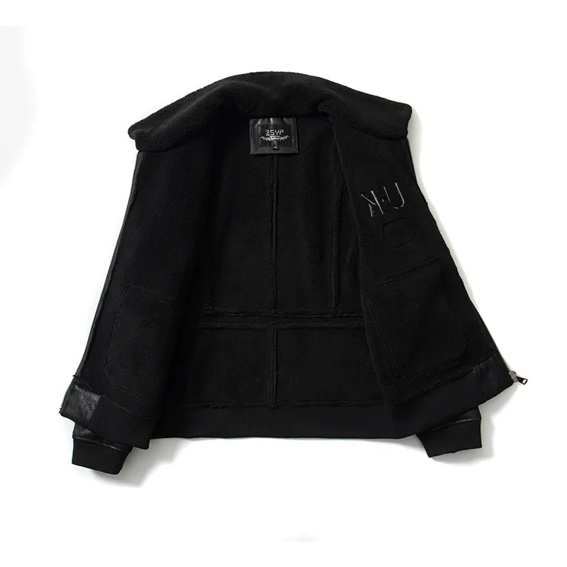 The Flying Tigers Men's Sheepskin Bomber Jacket Luc. 113