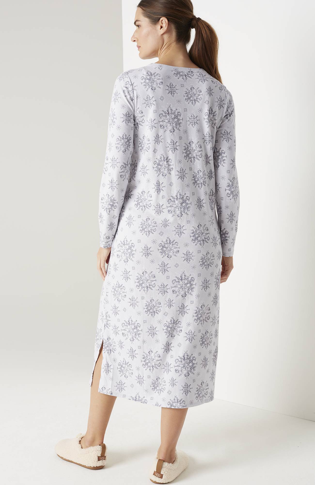 sleep ultrasoft long sleeve gown
