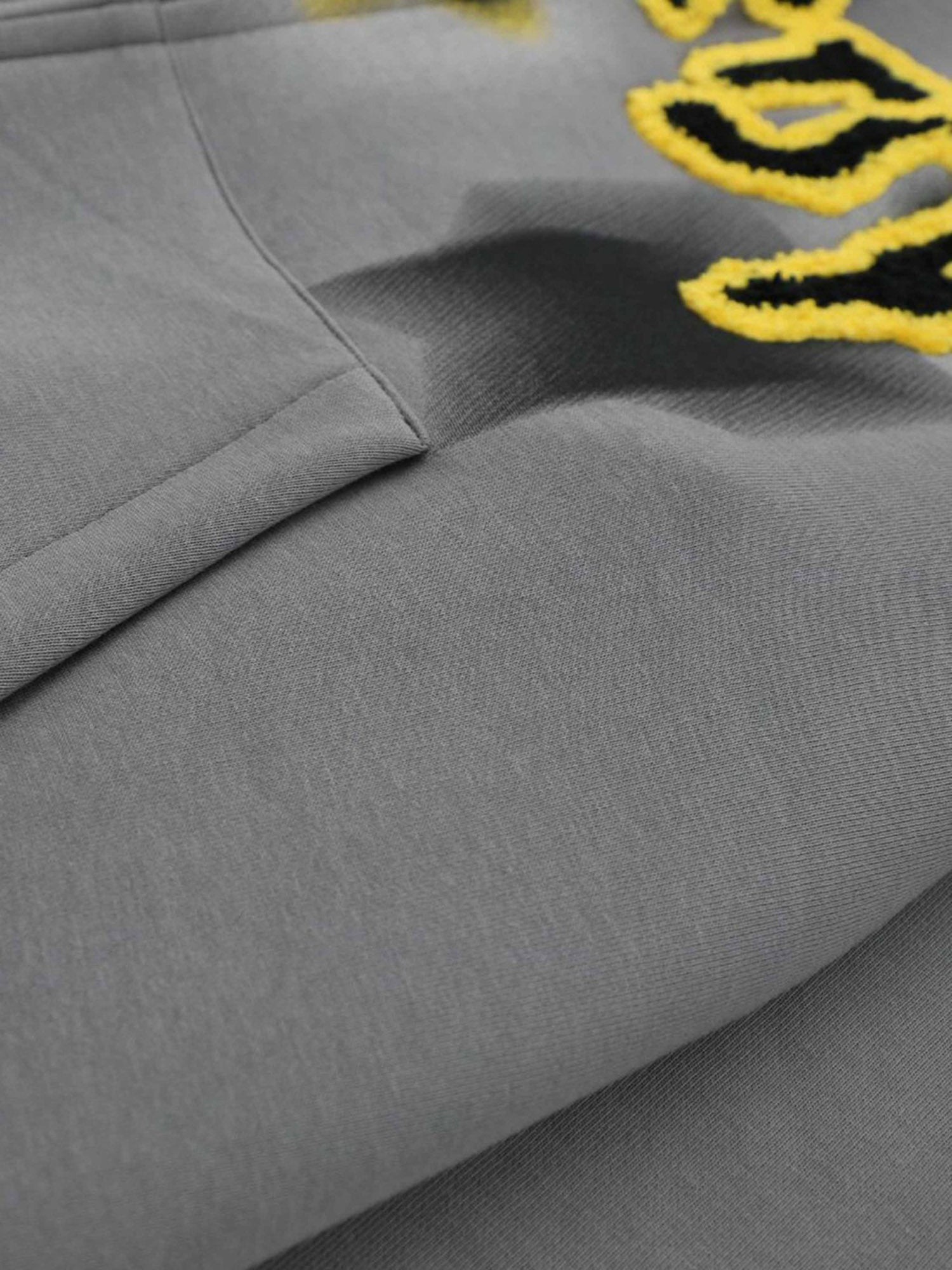 Star Embroidered Hooded Sweatshirt - 1843