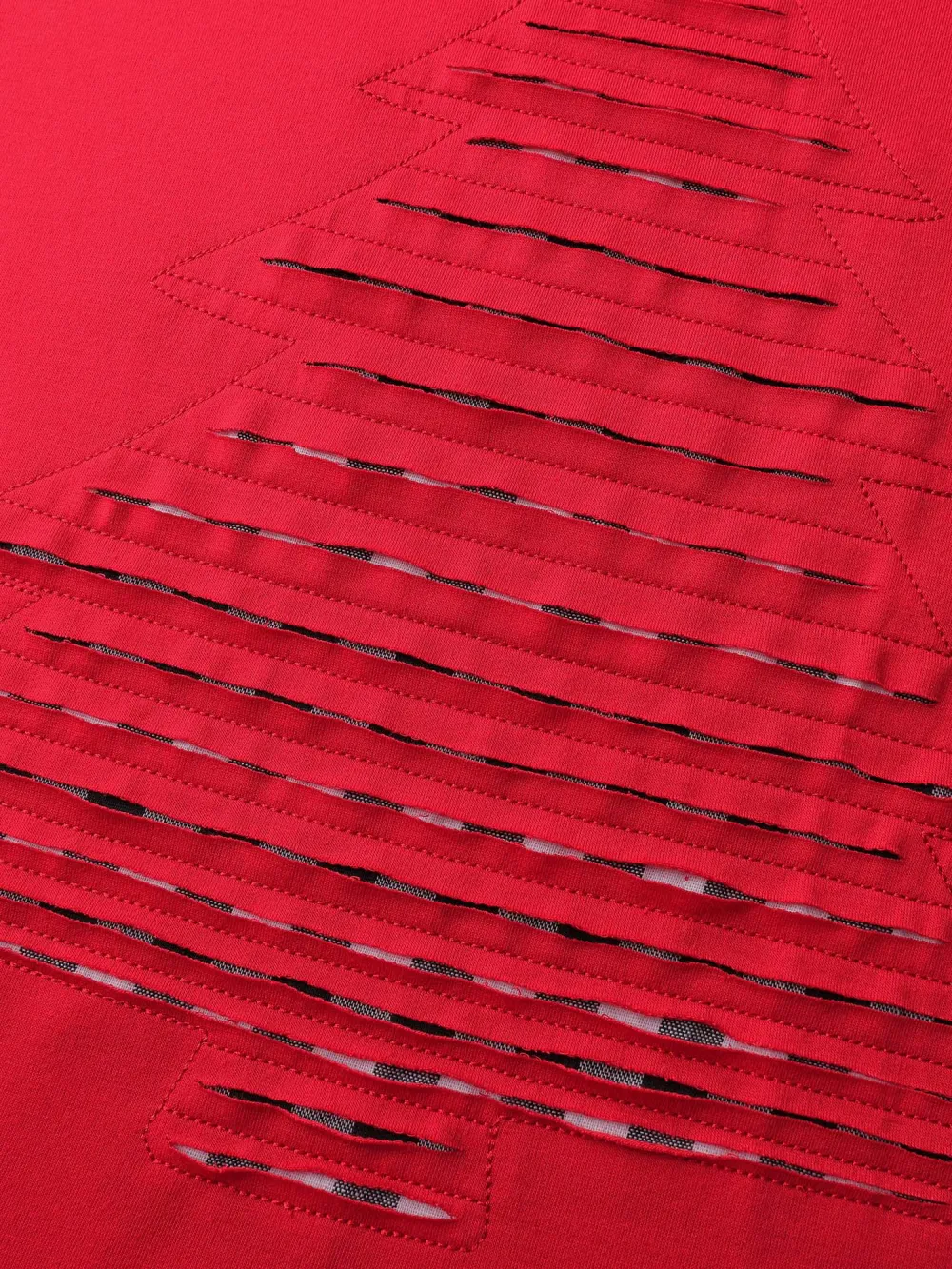 Christmas Tree Applique Embroidery Sweatshirt