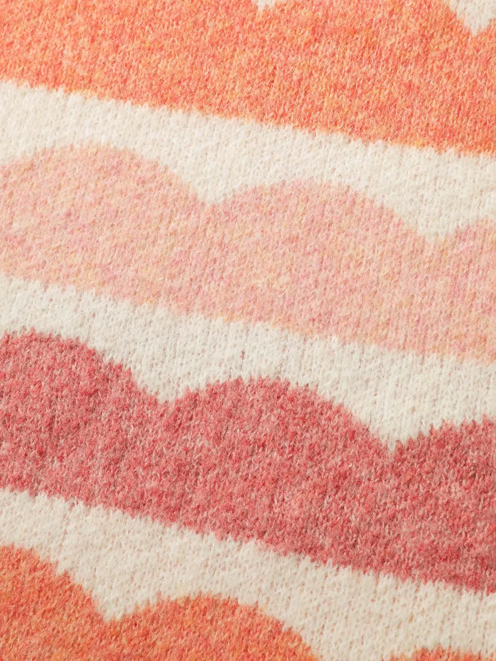 Cloudy Stripes Contrast Balloon Sleeve Pullover