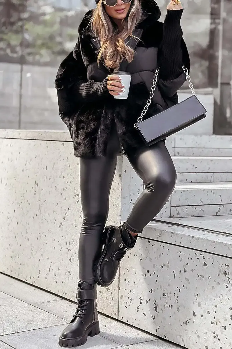 Arctic Chic Faux Fur Puffer