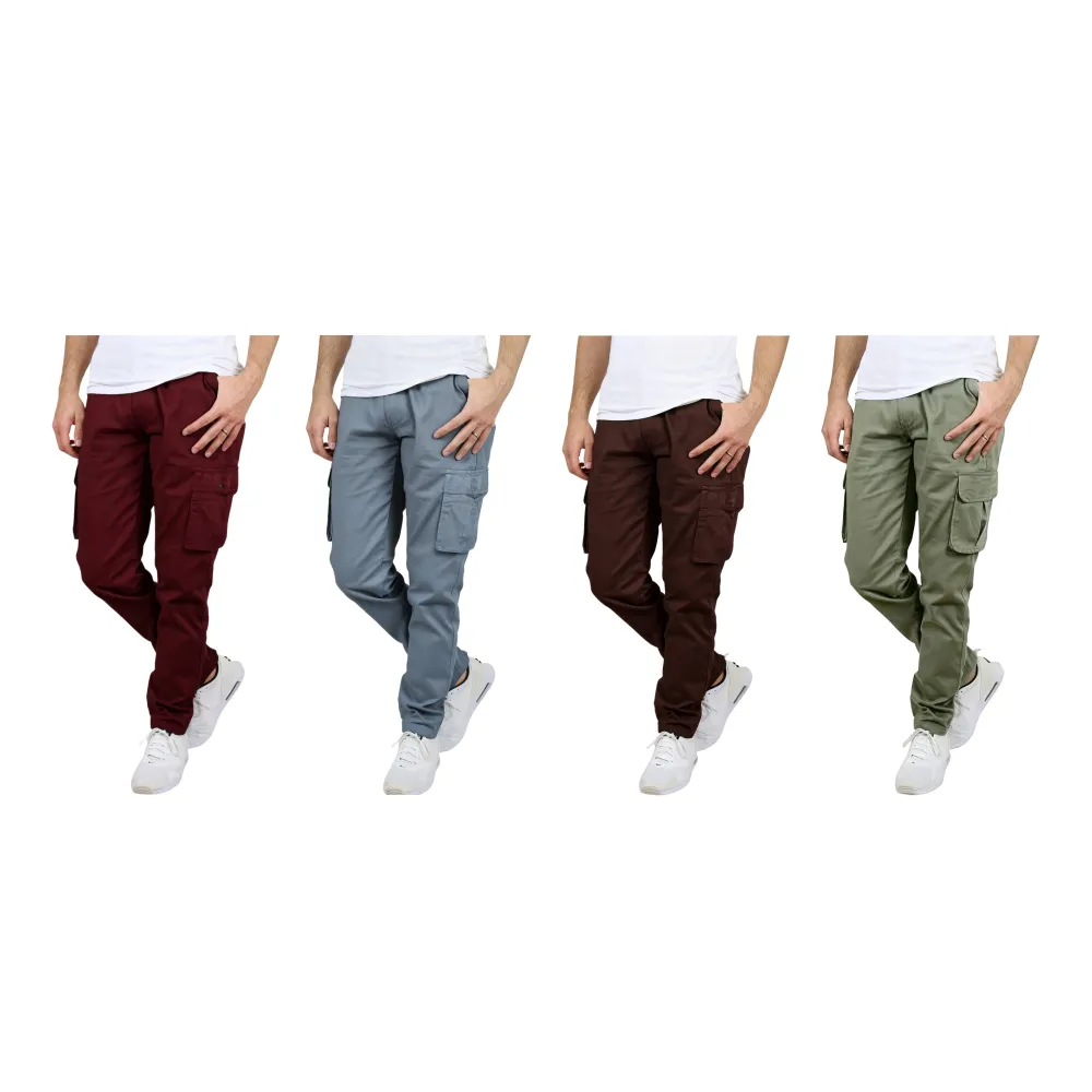 Men's Flex Stretch Cotton Cargo Pants