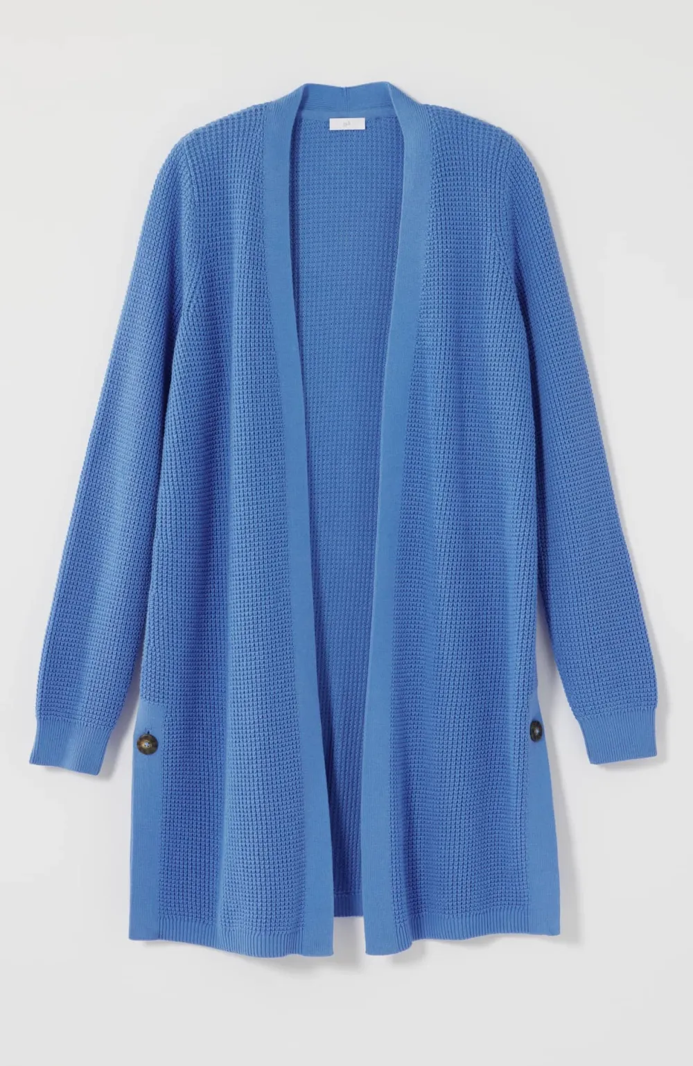 Textured Open-Front Cardi