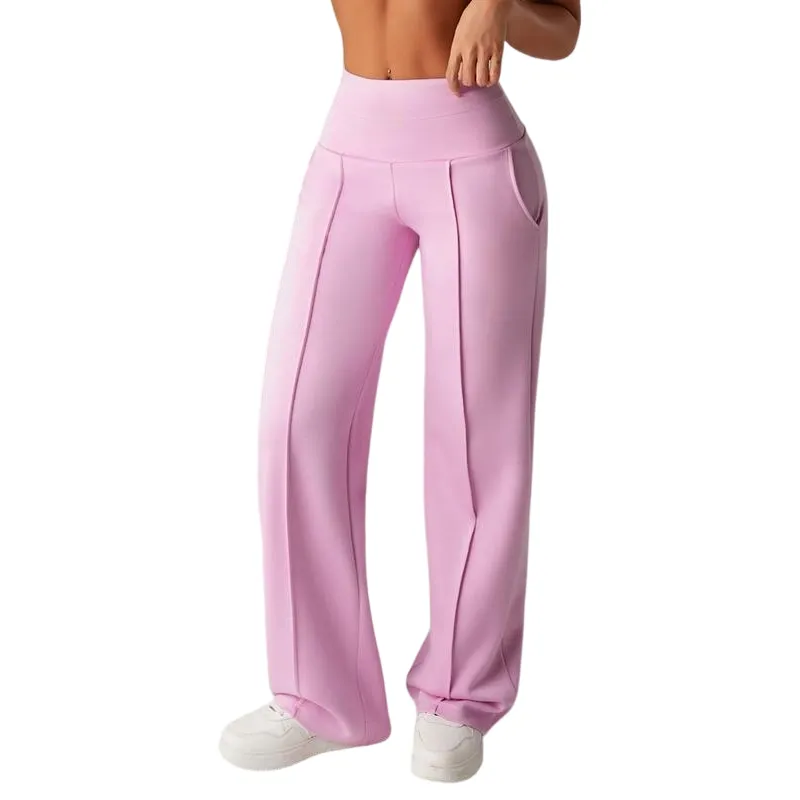 Women's Plain Loose Straight Leg Pants