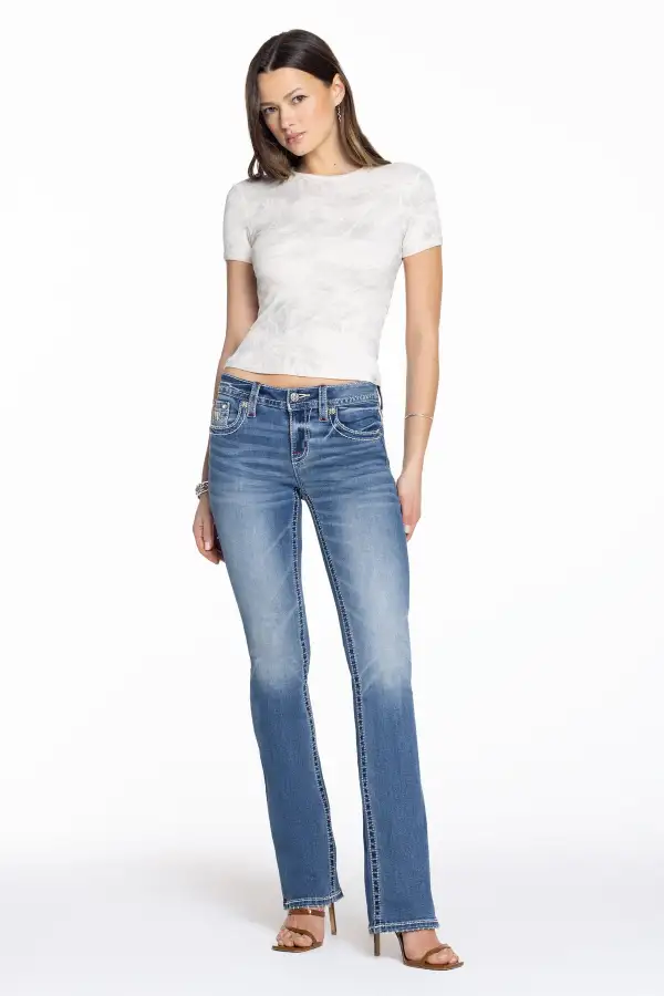 Maven Logo Bootcut Jeans