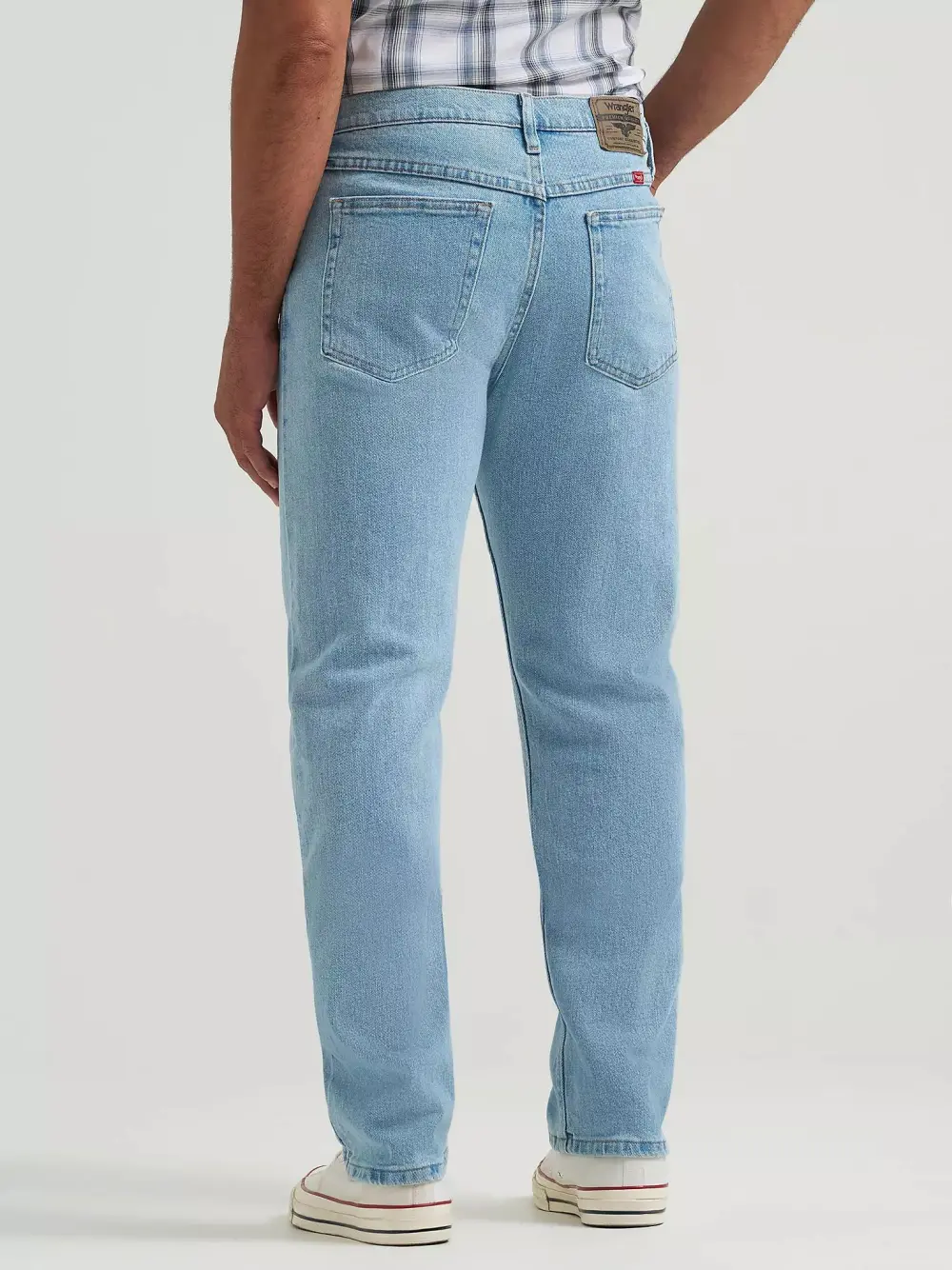 WRANGLER FIVE STAR PREMIUM DENIM FLEX FOR COMFORT REGULAR FIT JEAN IN DARK STONEWASH