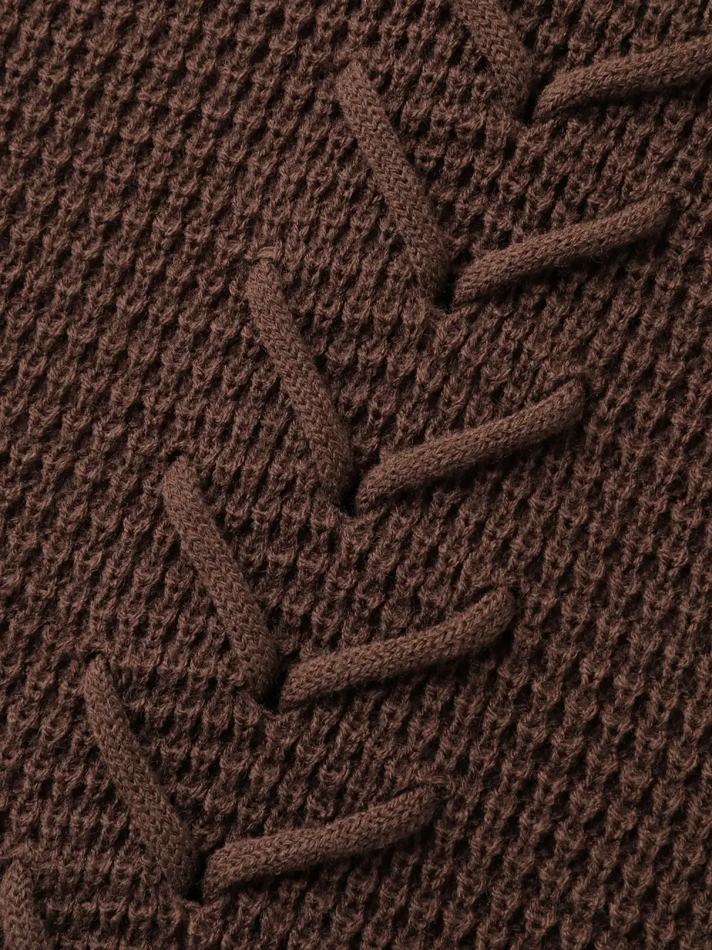 Crossover Textured Balloon Sleeve Pullover