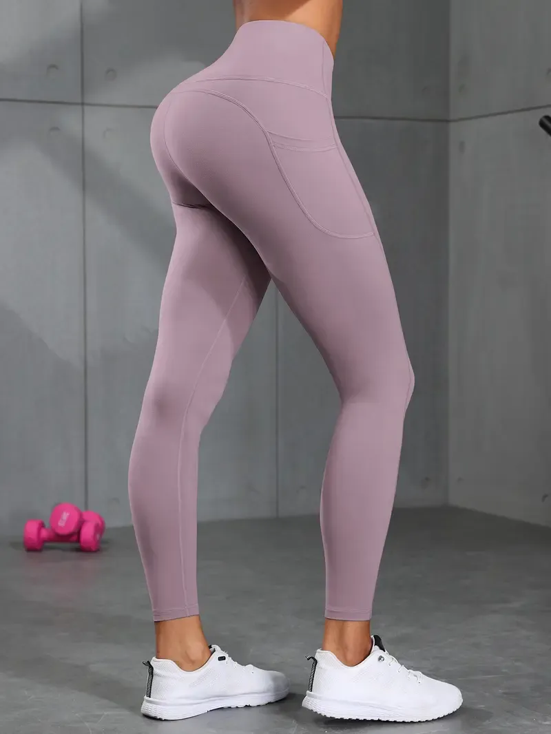 Women's Athletic Yoga Leggings – High Waist, Pockets, Multi-Pack Options