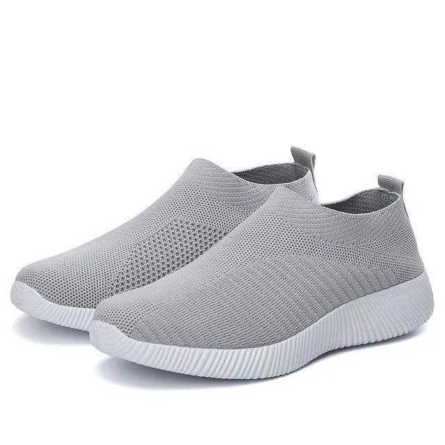 Women's Crystal Breathable SlipOn Walking Shoes