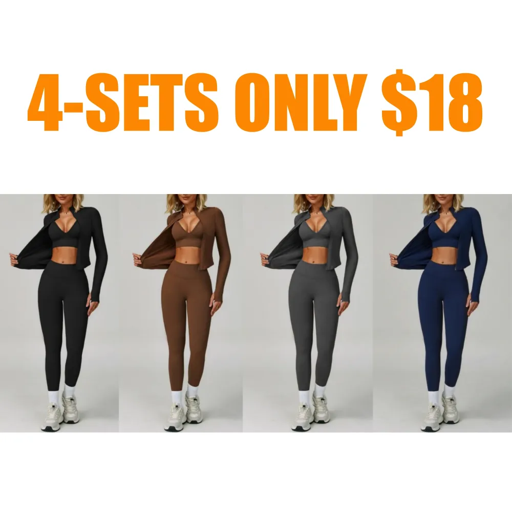 Women's Sporty Three-Piece Set