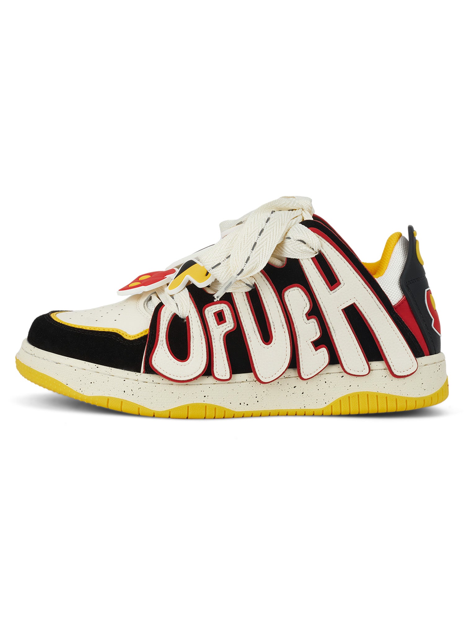 Design Color Block Letter Shoes - 1865