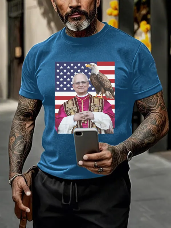 Men'S Pope Leo Xiv 8th May 2025 Printed T-Shirt