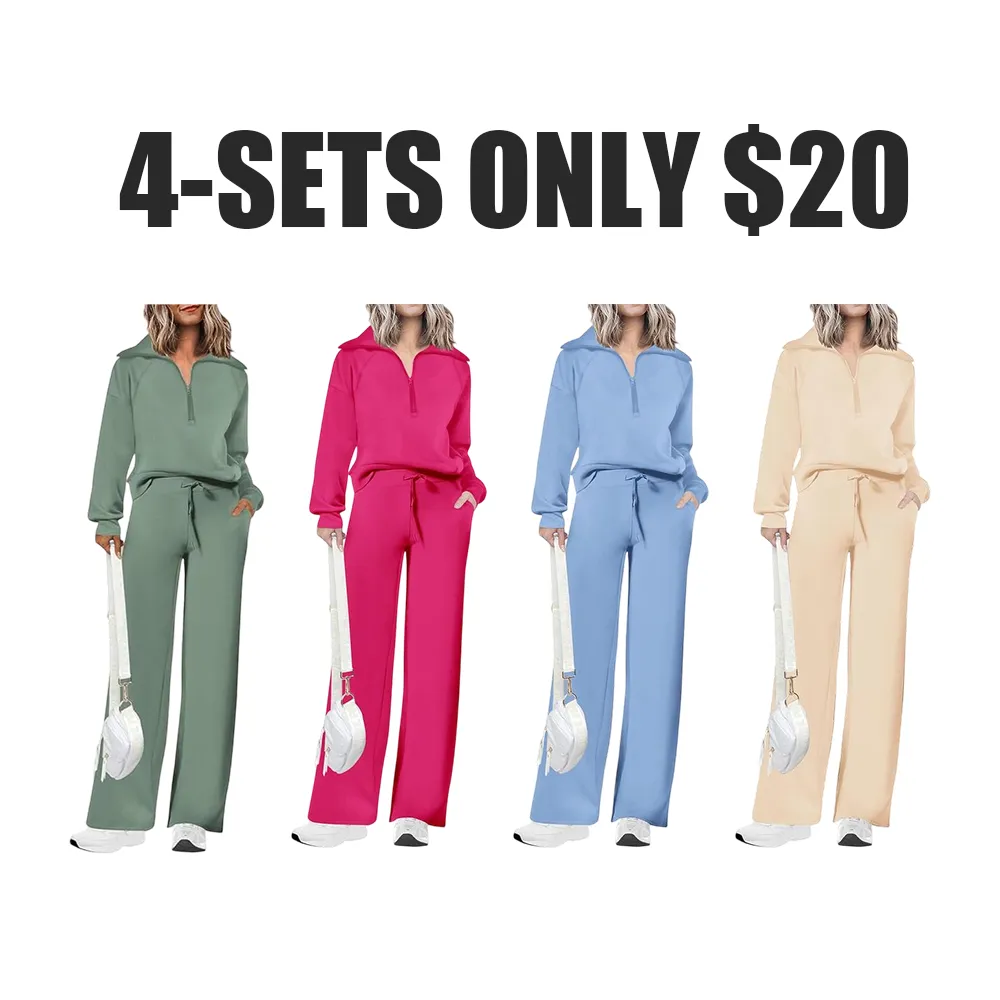 Women's Casual 2-Piece Sweatsuit Set