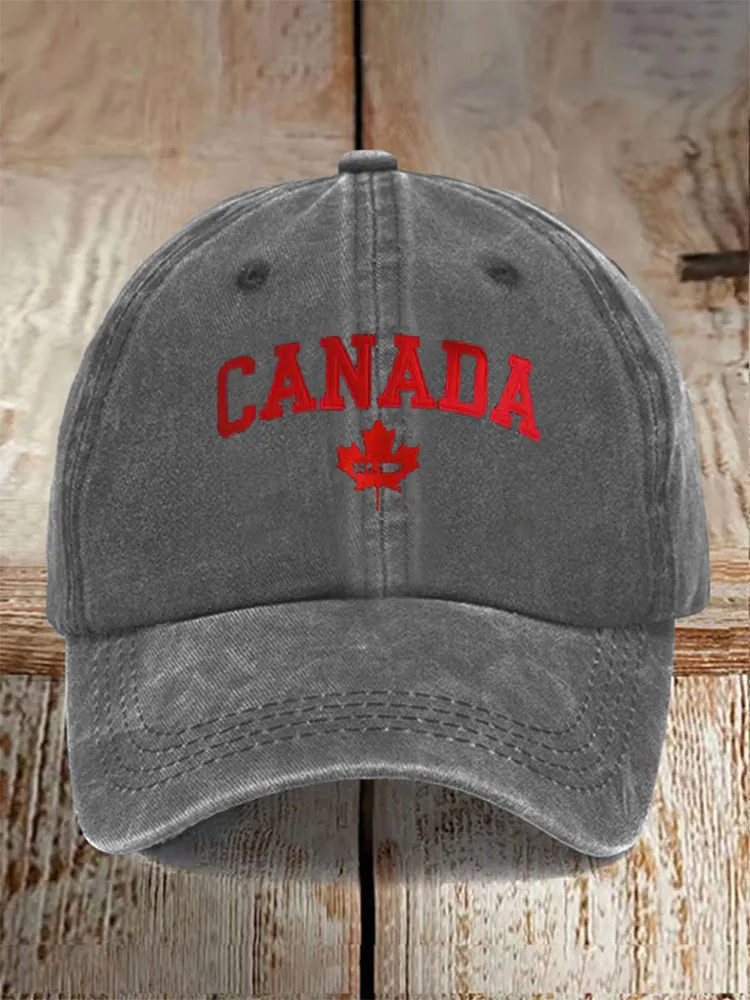 Unisex Canada 1867 Print Baseball Cap