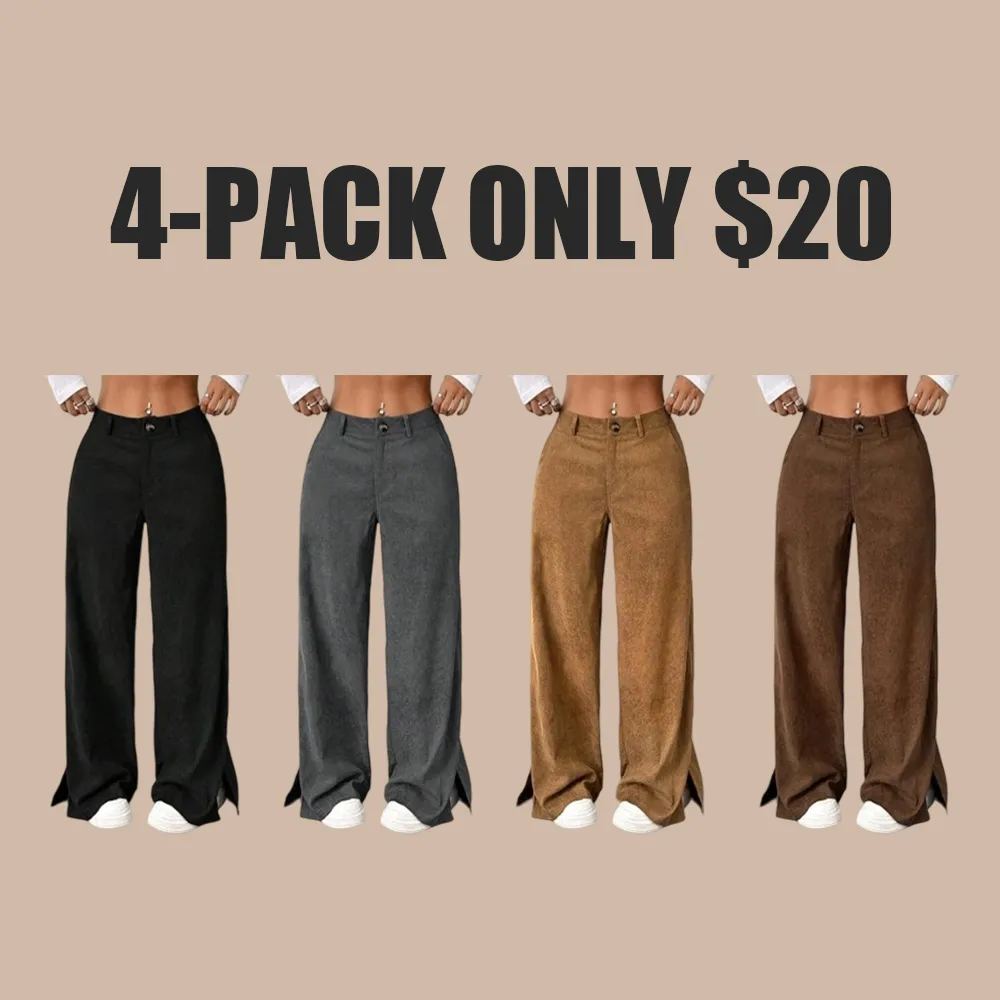 Women's Casual Pants Vintage High-End