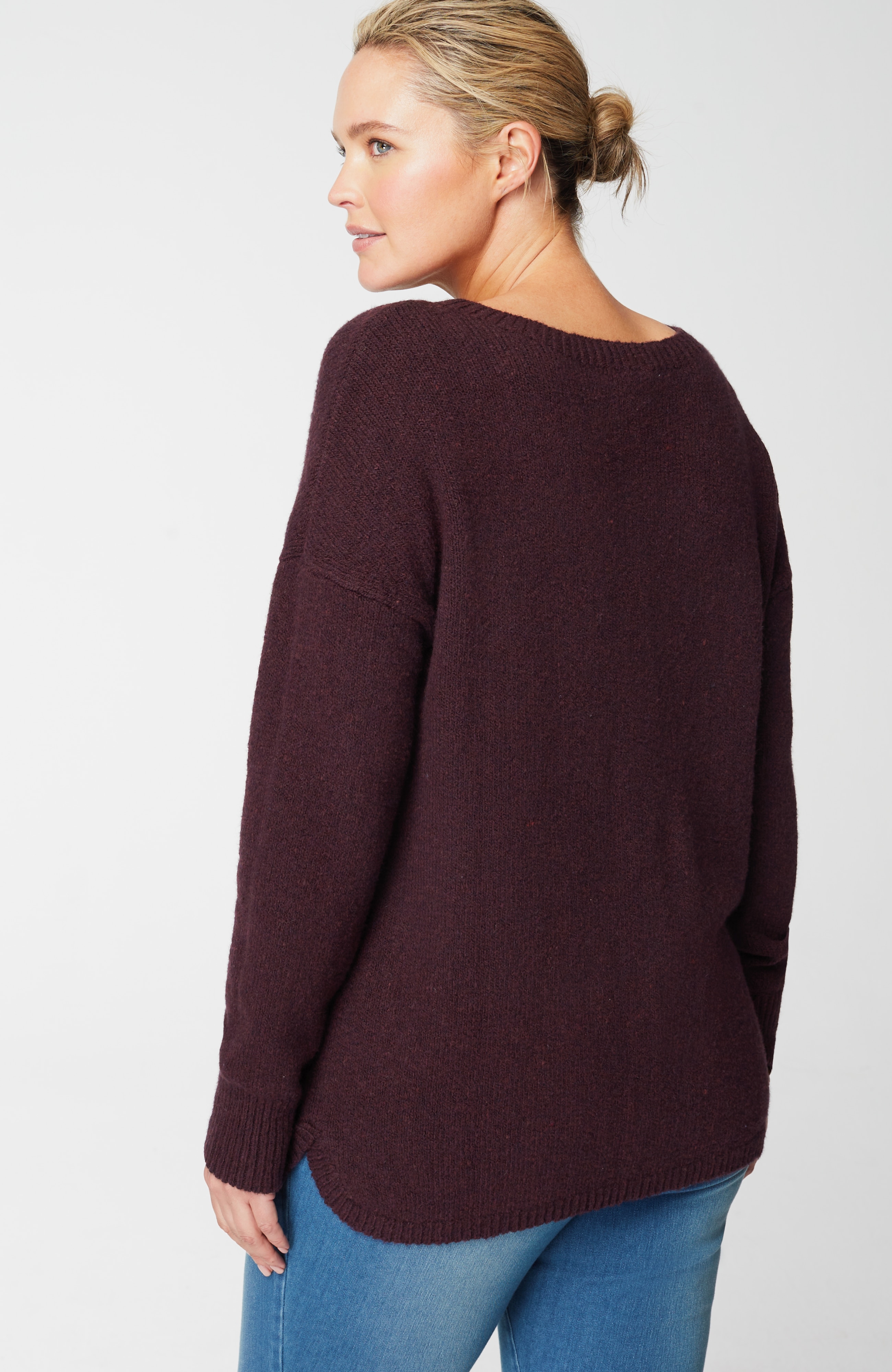 Pure Jill Single-Front-Pocket Sweater