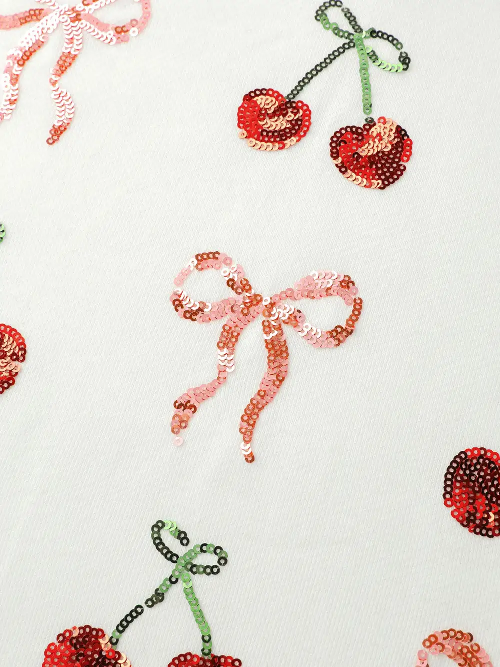 Bowknot Embroidery Relaxed-Fit Sweatshirt