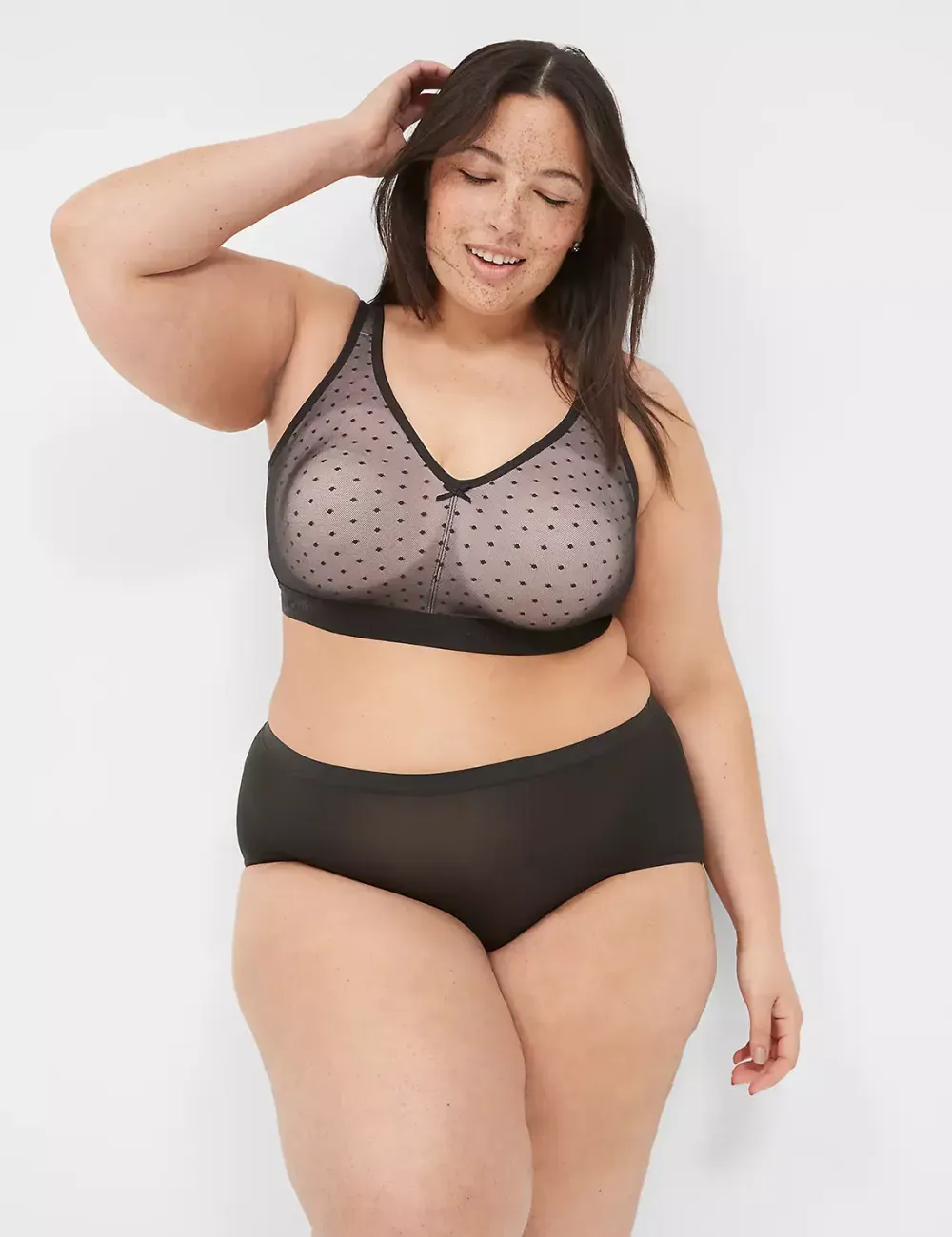 Cotton Unlined No-Wire Bra With Lace