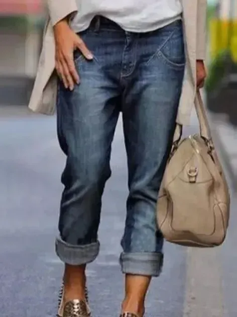 Loose Denim Casual Jeans(⚡Clearance Sale)