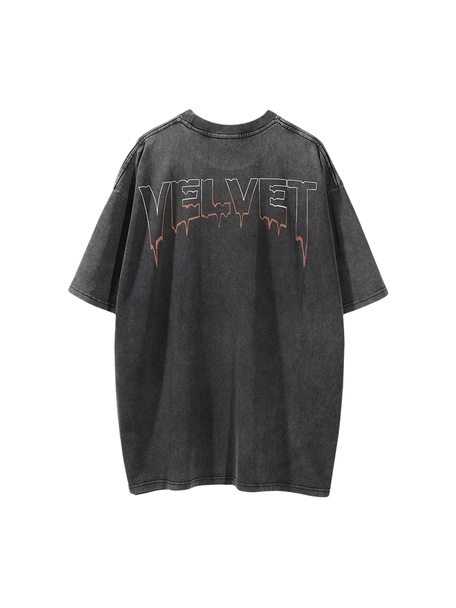 Character Printed Washed & Aged T-Shirt - 2055