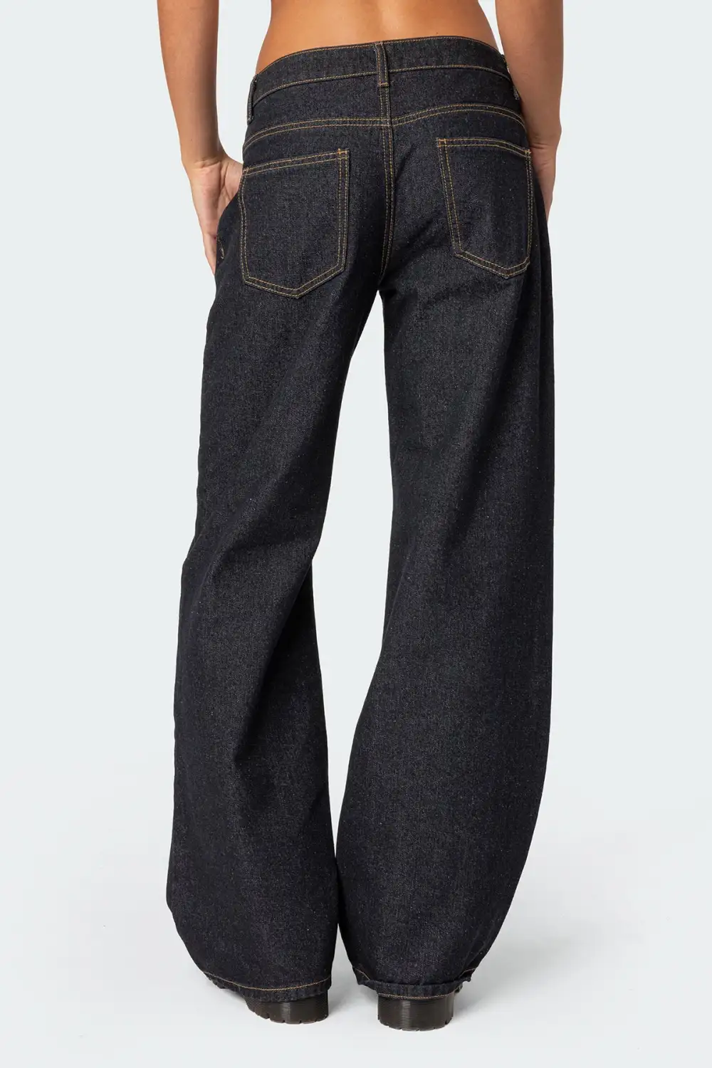 Raelynn Washed Low Rise Jeans