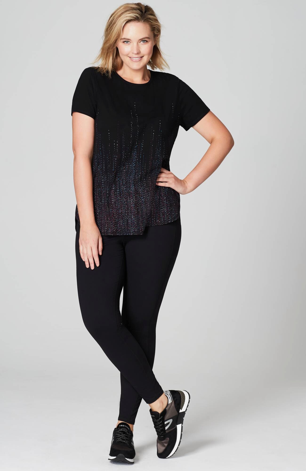 fit progress pima-stretch shirttail tee