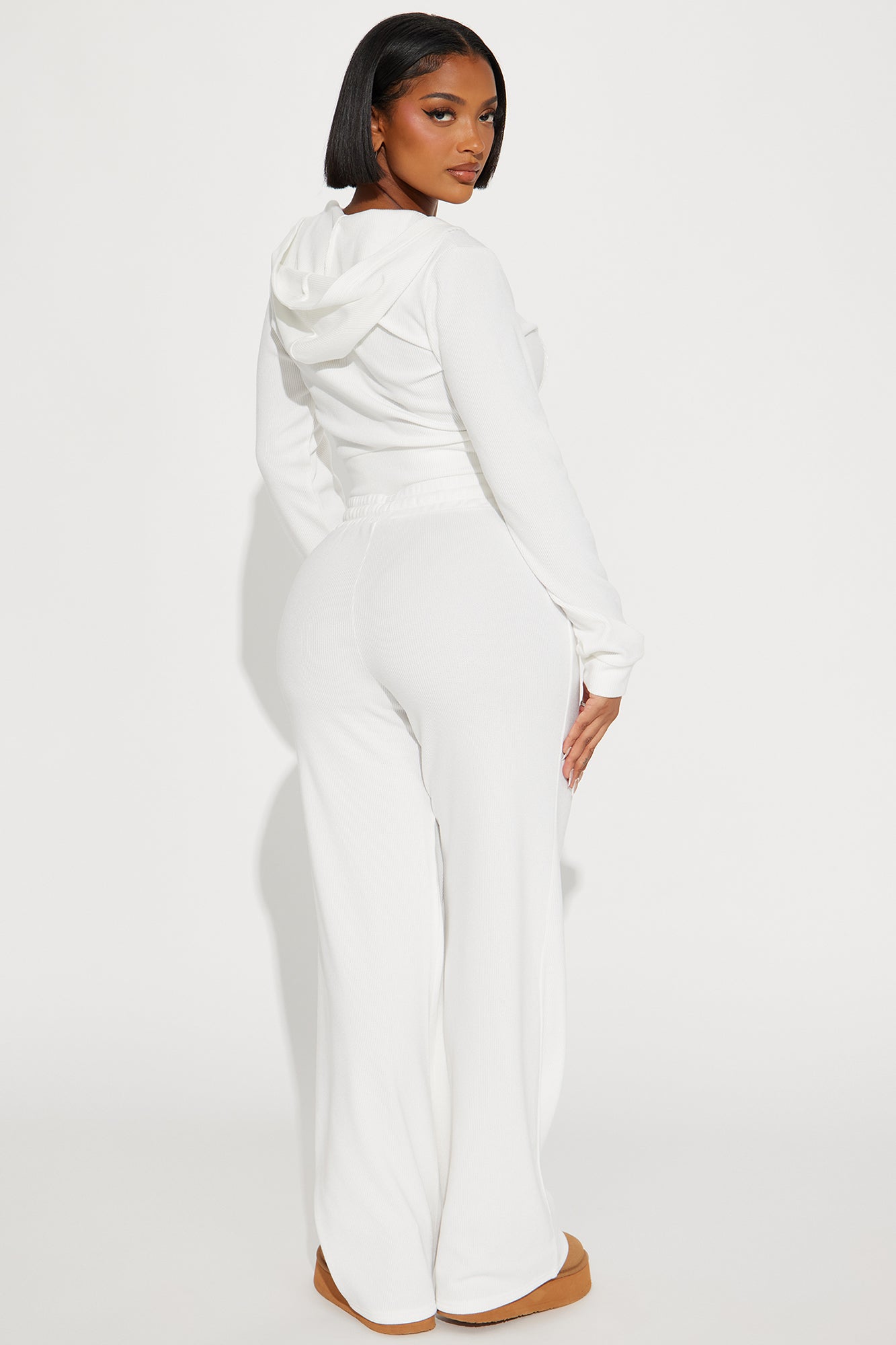 Thinking Of You Thermal Pant Set - Cream