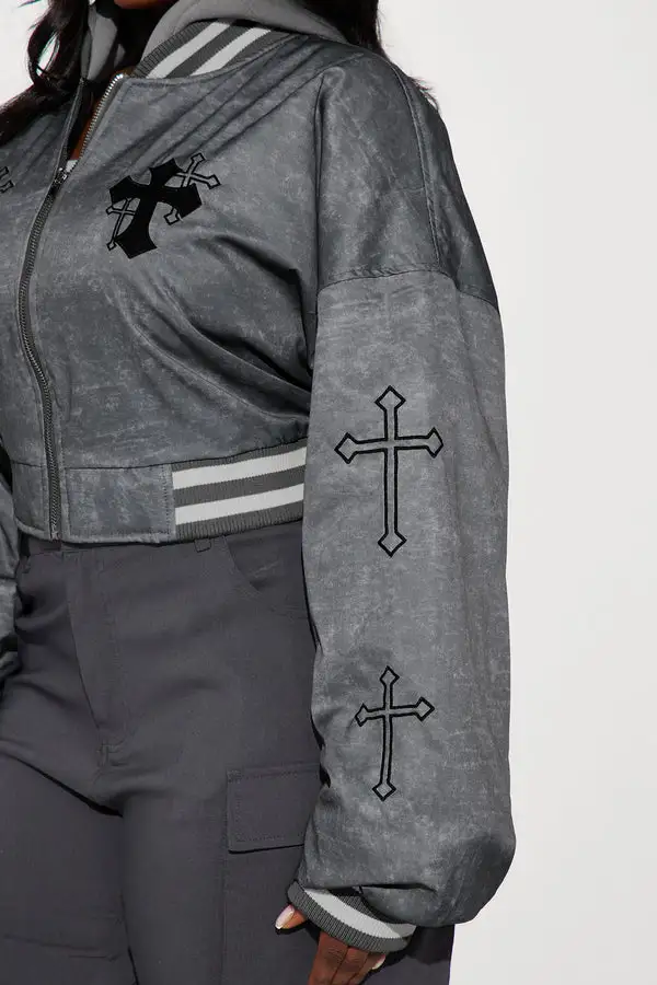 In The Studio Bomber Jacket - Grey