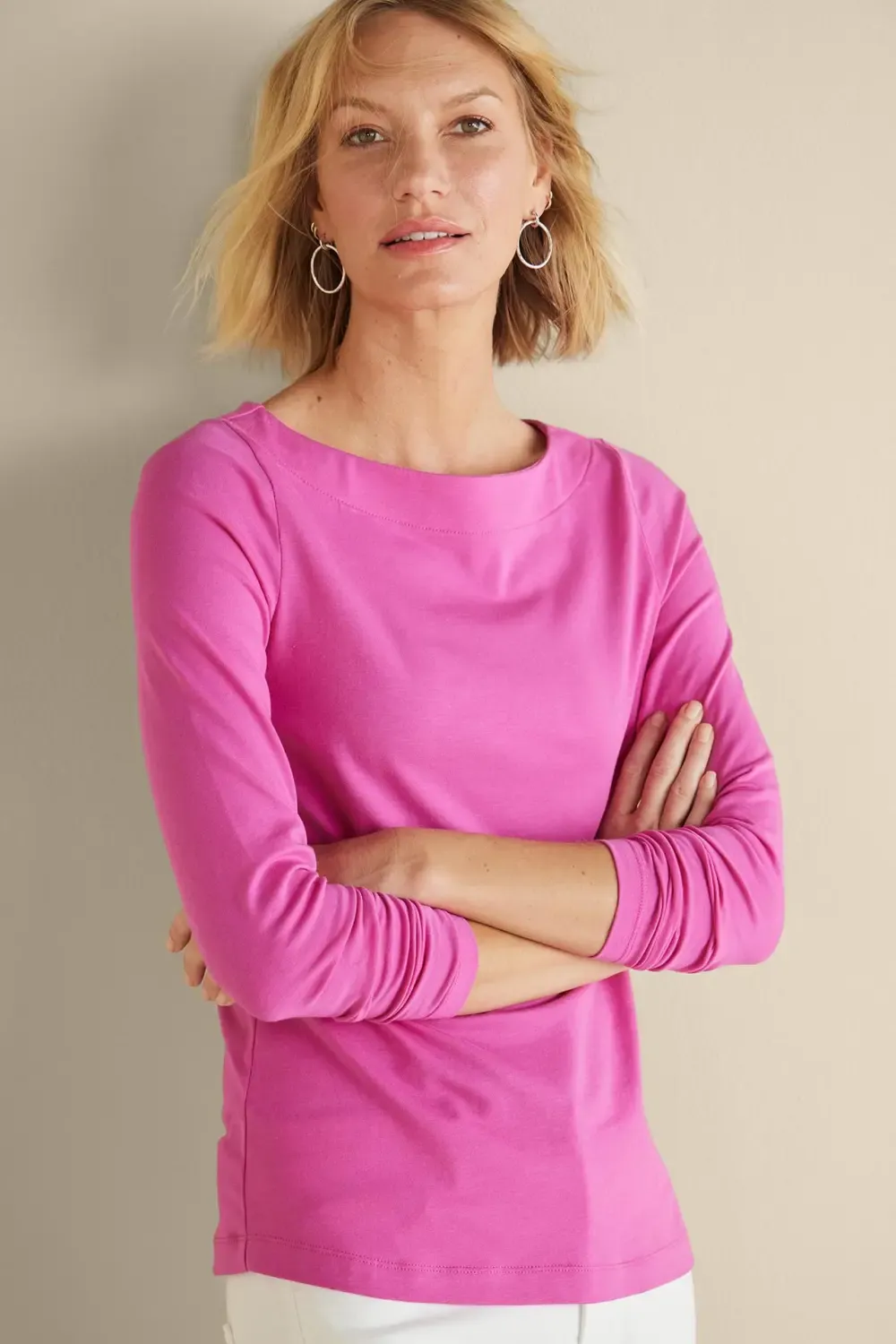 SoftEssentialâ¢ Pima Long Sleeve Tee I