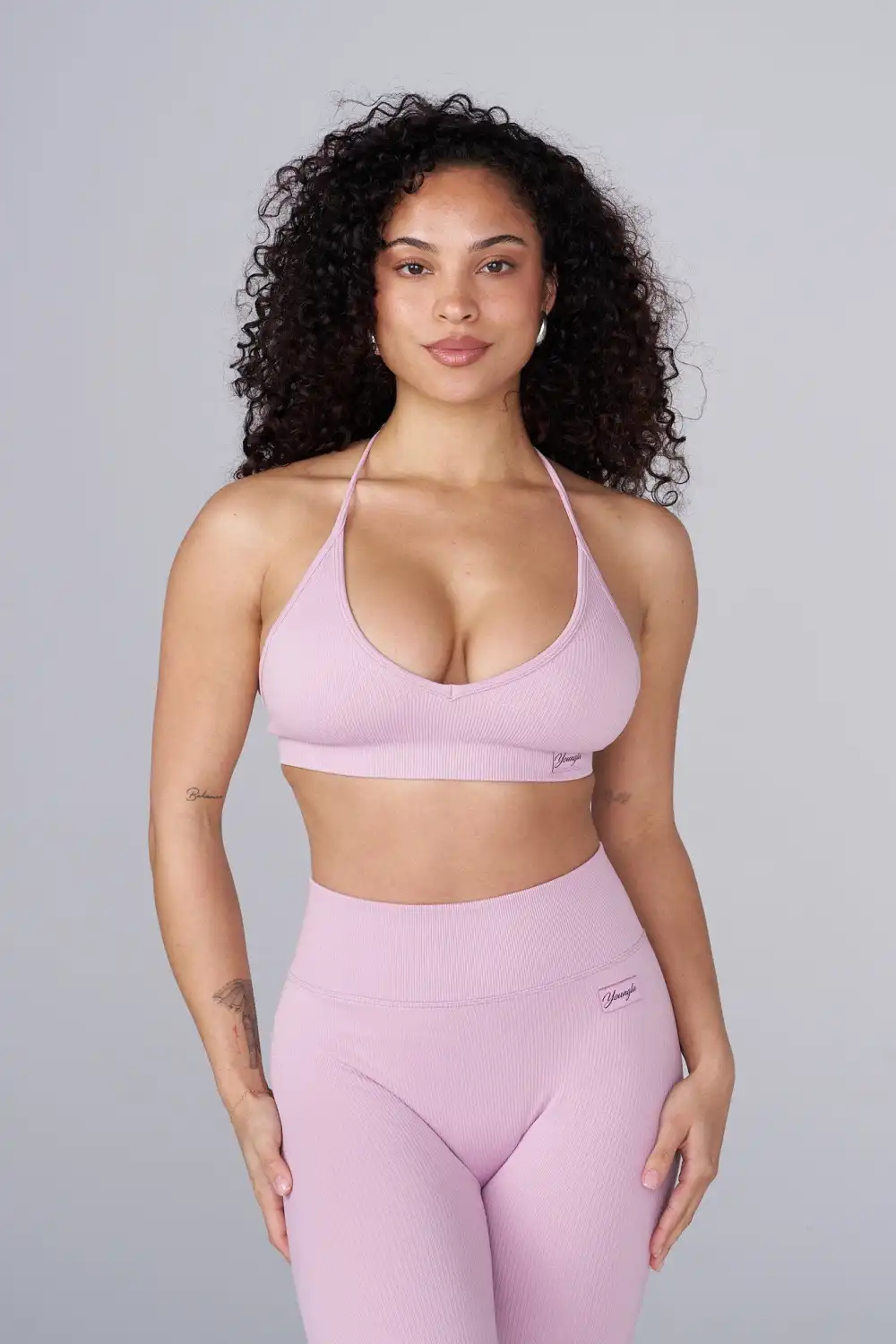 W343 Ribbed Seamless bra