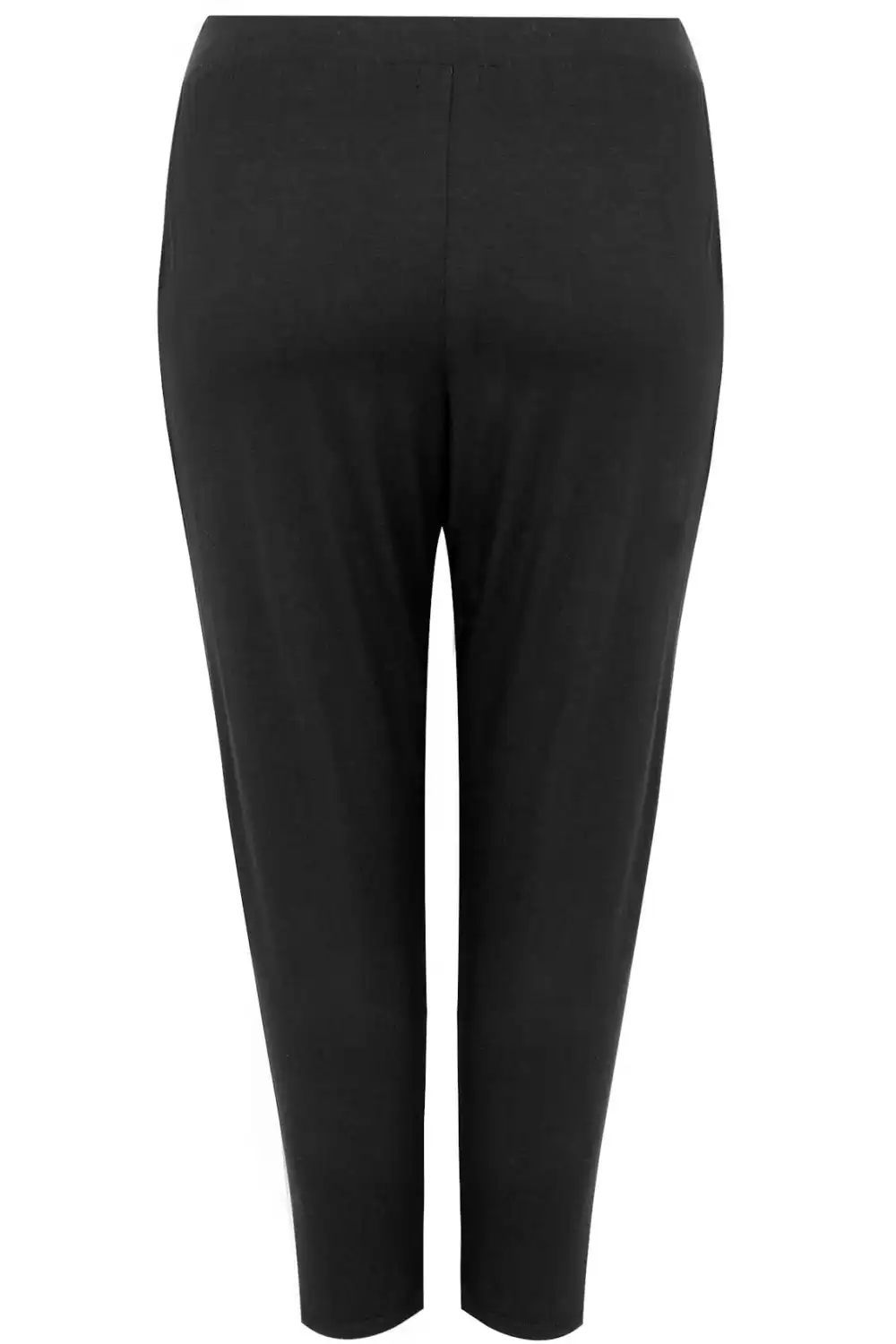 YOURS Curve Navy Blue Double Pleat Stretch Jersey Joggers