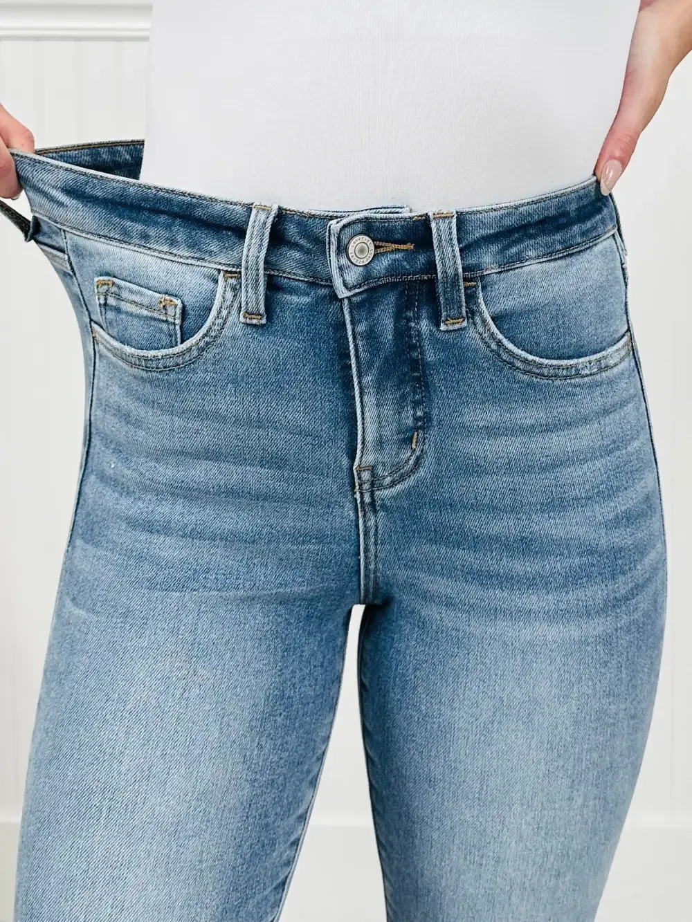 All I Need Tummy Control Butt Lifting Kick Flare Jeans