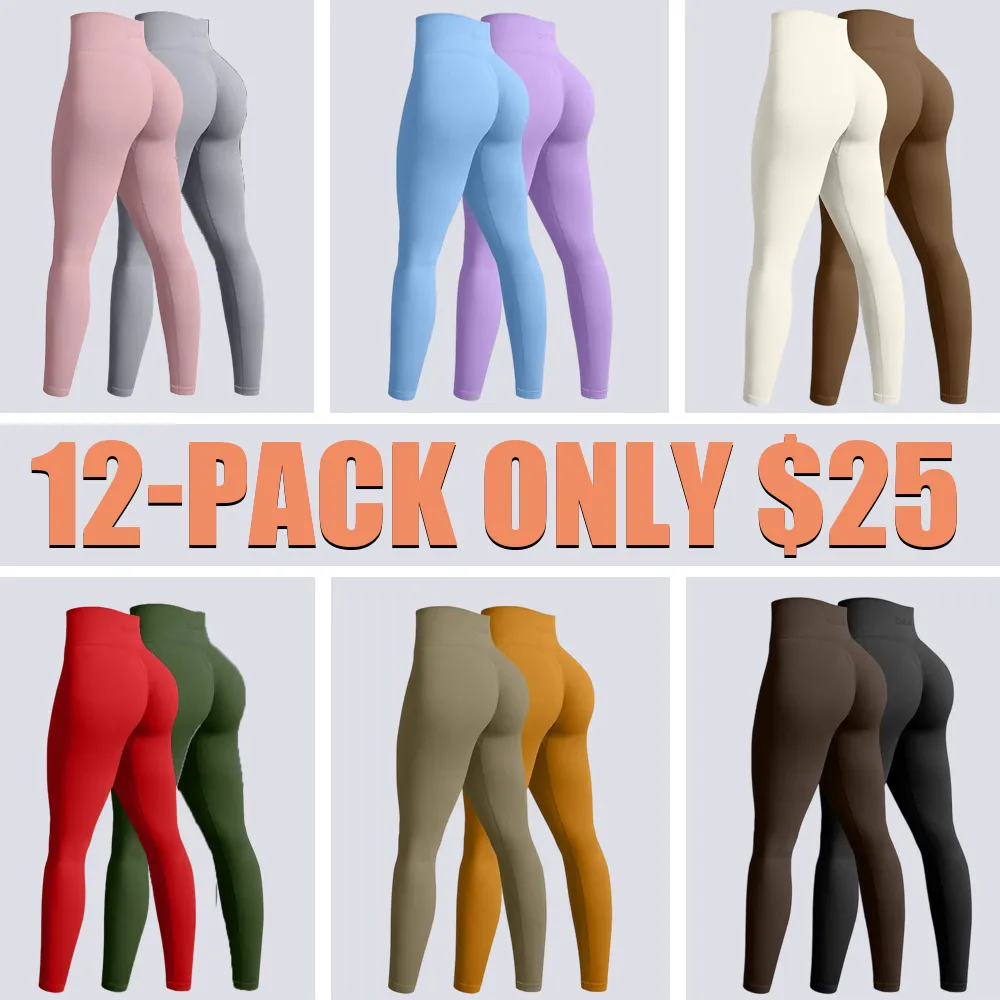 Women’s Seamless Workout pants-High-Waist Butt-Lifting Yoga Leggings