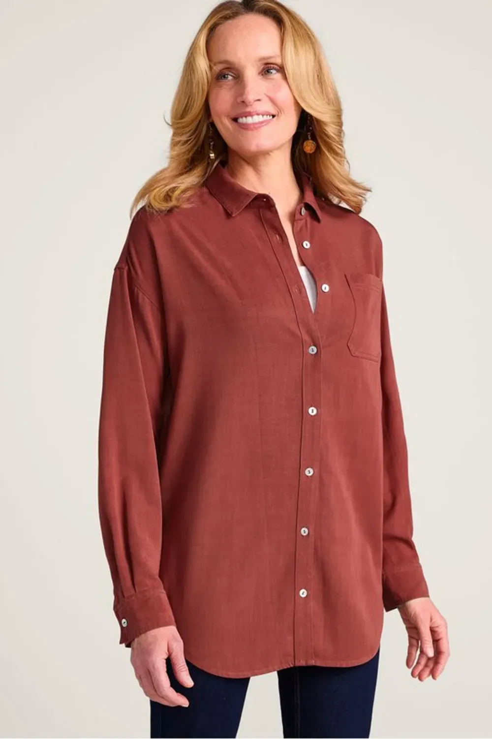 Je Veux Long Sleeve Big Shirt