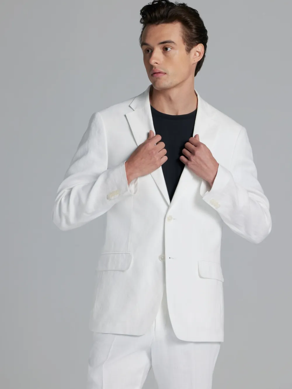 Tommy Hilfiger Modern Fit Linen Suit Jacket