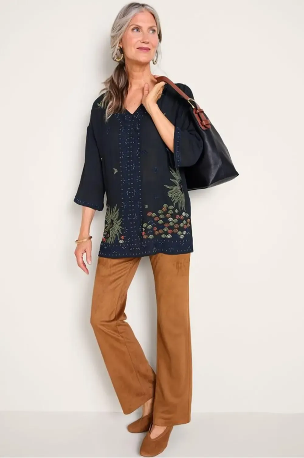 Mystic Meadow 3/4 Sleeve Top